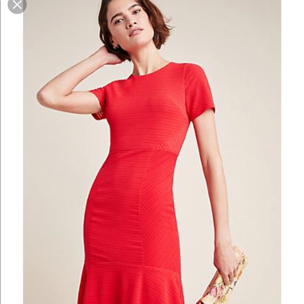 Anthropologie Hutch fit and flare dress. NWT.